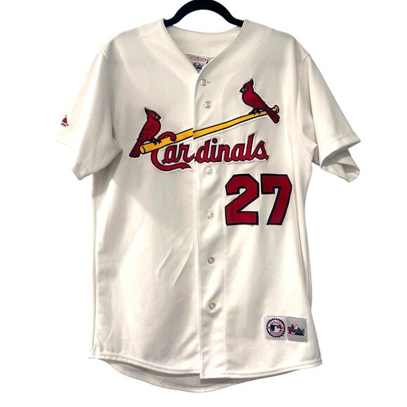 Vintage 2006 Men's M MLB St. Louis Cardinals GAME DAY Jersey #27 Rolen Baseball - Picture 1 of 9